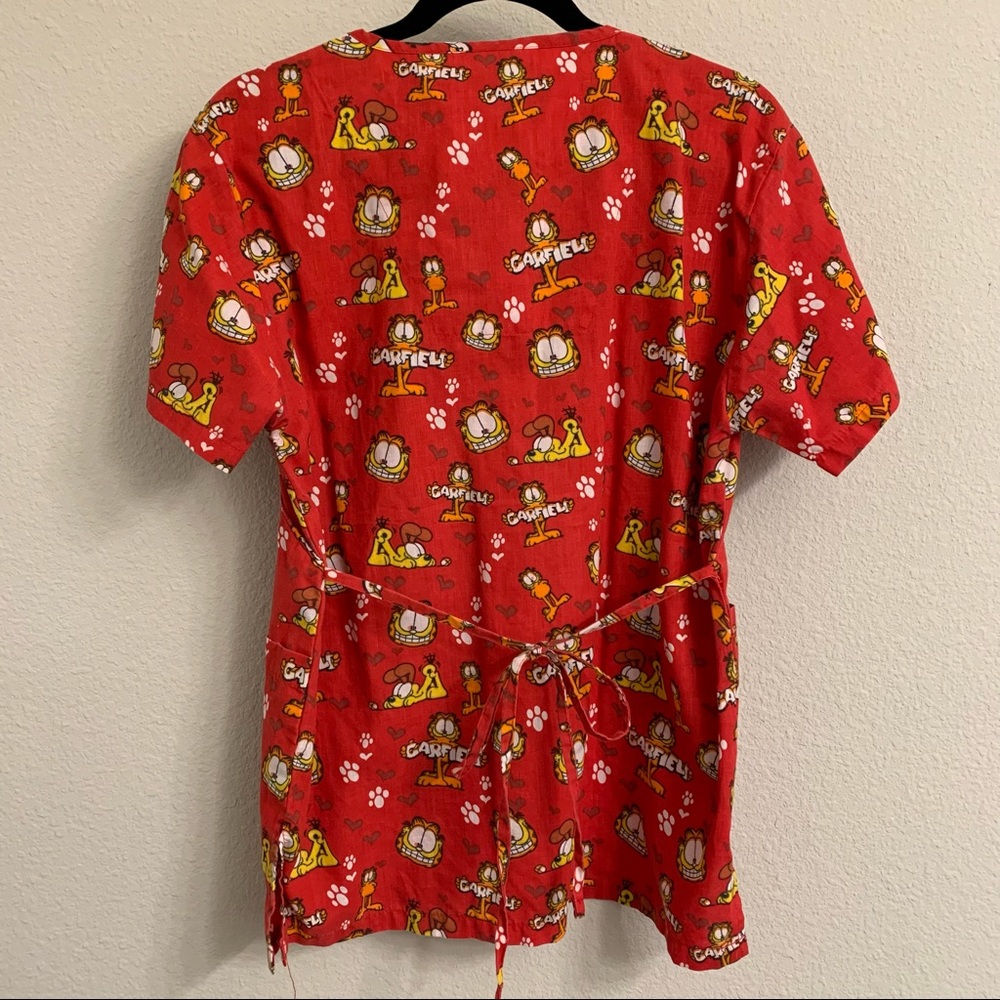 Garfield SCRUB Top - Picture 3 of 6